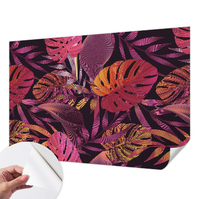 3D fotobehang Exotische bladeren