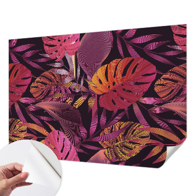 3D fotobehang Exotische bladeren