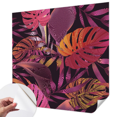 3D fotobehang Exotische bladeren