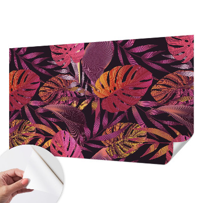 3D fotobehang Exotische bladeren