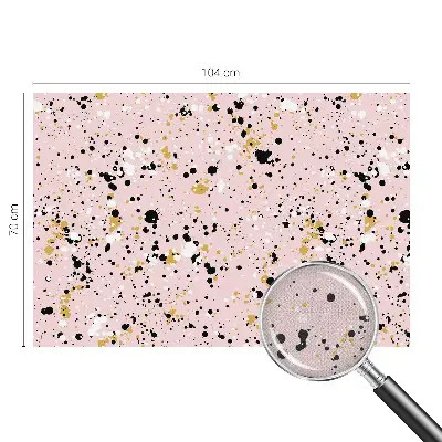 Fotobehang voor de kinderkamer met een artistiek plekkenpatroon