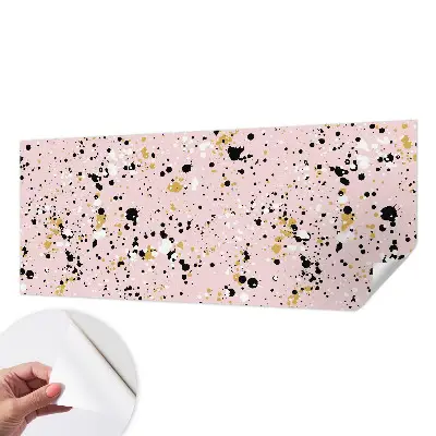 Fotobehang voor de kinderkamer met een artistiek plekkenpatroon