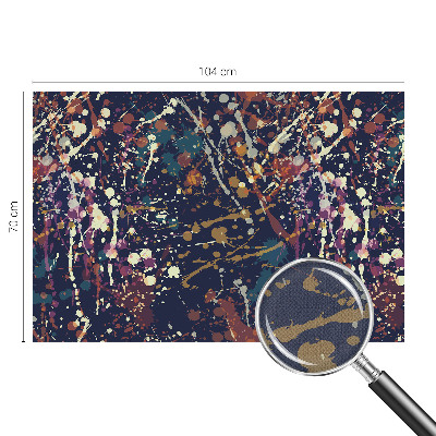 Foto behang voor de keuken Kleurrijke abstractie