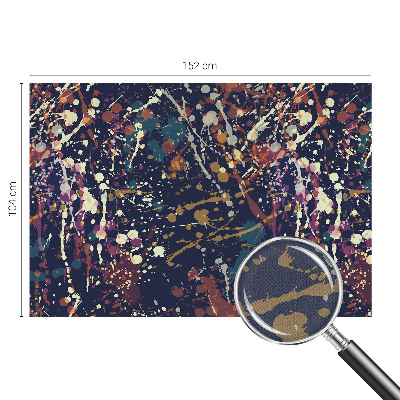 Foto behang voor de keuken Kleurrijke abstractie