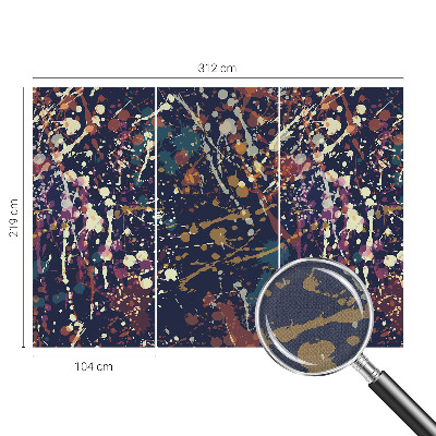 Foto behang voor de keuken Kleurrijke abstractie