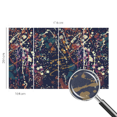 Foto behang voor de keuken Kleurrijke abstractie