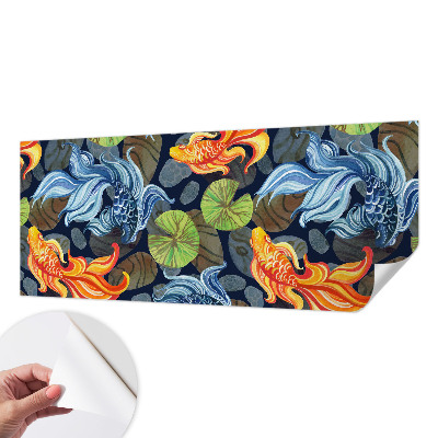 Zelfklevend fotobehang op maat Vispatronen