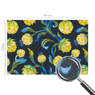 Zelfklevende behangsticker met het Plantenvirtuoos-design