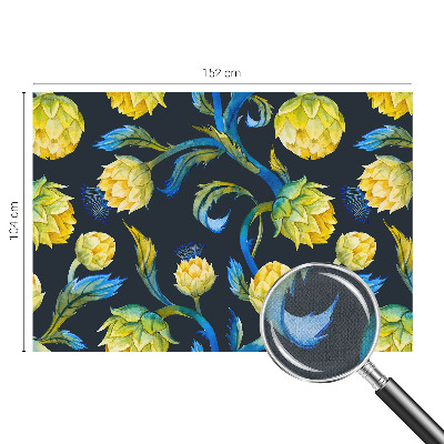 Zelfklevende behangsticker met het Plantenvirtuoos-design