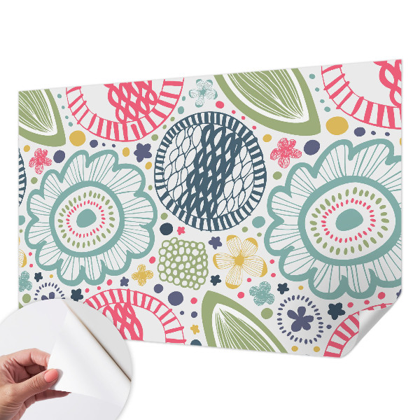 3D fotobehang Bloemmotieven