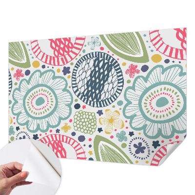 3D fotobehang Bloemmotieven