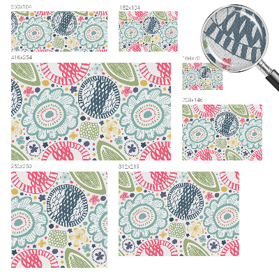 3D fotobehang Bloemmotieven