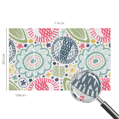 3D fotobehang Bloemmotieven