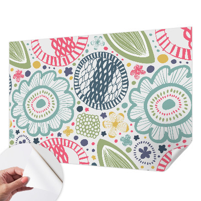 3D fotobehang Bloemmotieven