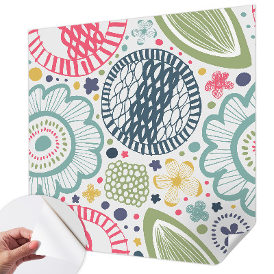 3D fotobehang Bloemmotieven