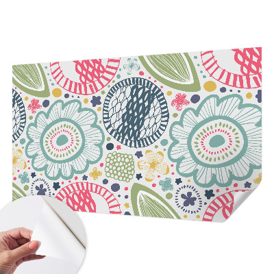 3D fotobehang Bloemmotieven