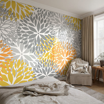 Fotobehang kinderkamer met het Bloemenergie‑motief