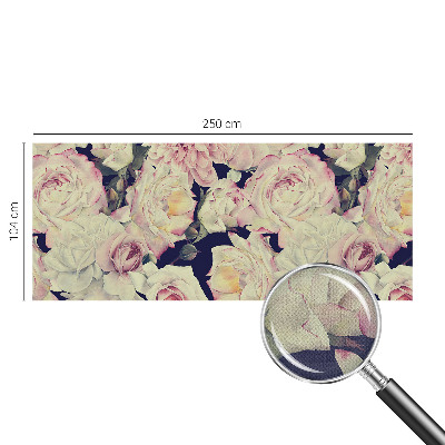 Fotobehang voor de kinderkamer met een bloemenboeket als motief