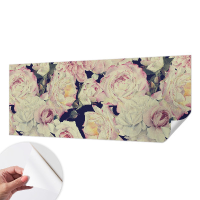 Fotobehang voor de kinderkamer met een bloemenboeket als motief