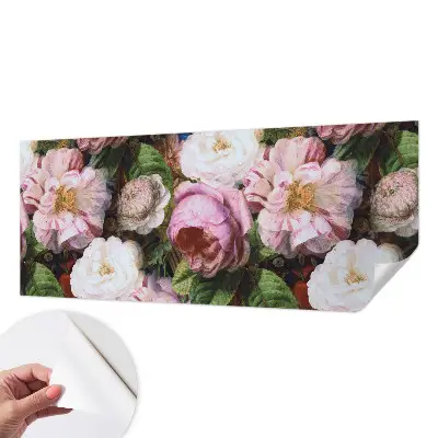 Fotobehang voor kinderkamer met een bloemig elegantiepatroon