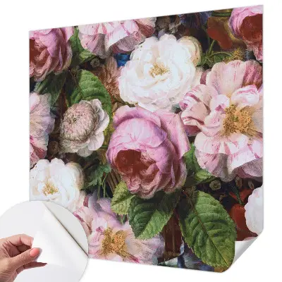 Fotobehang voor kinderkamer met een bloemig elegantiepatroon