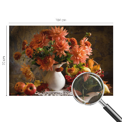 Fotobehang babykamer Herfstcompositie