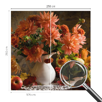 Fotobehang babykamer Herfstcompositie
