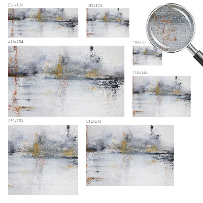 Foto behang voor de keuken Harmonieuze abstractie