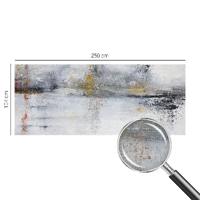 Foto behang voor de keuken met harmonieuze abstracte print