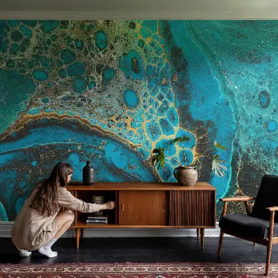 Fotobehang zelfklevend met een abstracte structuur