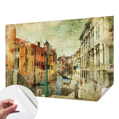 3D fotobehang met een stedelijke impressie