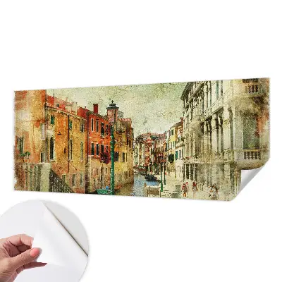 3D fotobehang met een stedelijke impressie