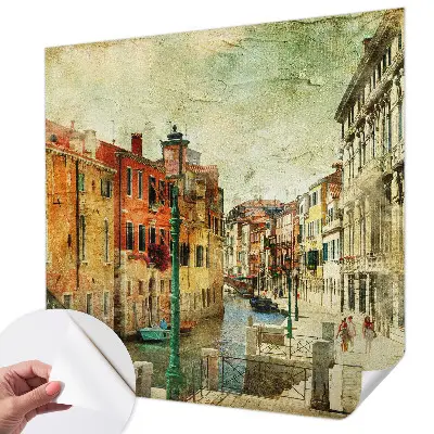 3D fotobehang met een stedelijke impressie