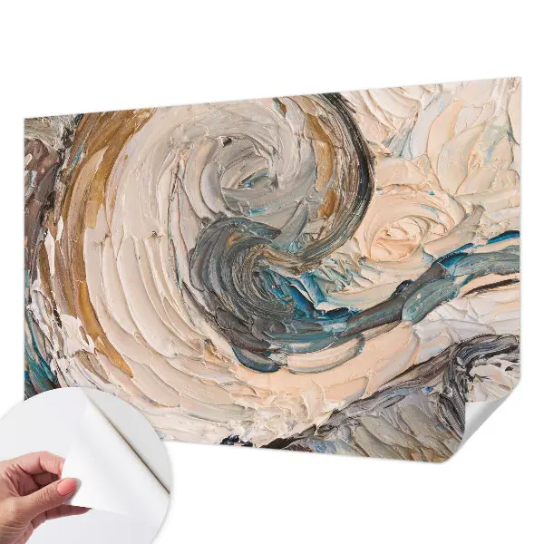 Fotobehang kinderkamer met kleurrijke wervelingen