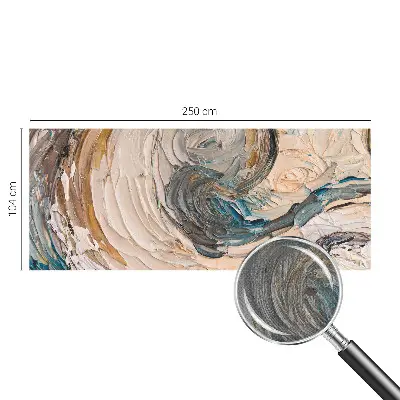 Fotobehang kinderkamer met kleurrijke wervelingen