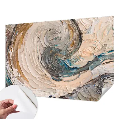 Fotobehang kinderkamer met kleurrijke wervelingen