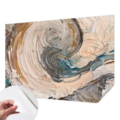 Fotobehang kinderkamer met kleurrijke wervelingen