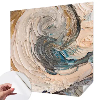 Fotobehang kinderkamer met kleurrijke wervelingen