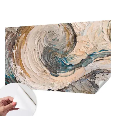 Fotobehang kinderkamer met kleurrijke wervelingen