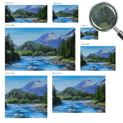 Fotobehang voor de kinderkamer Berglandschap