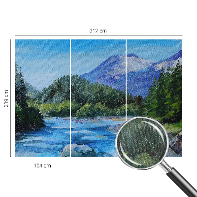 Fotobehang voor de kinderkamer Berglandschap