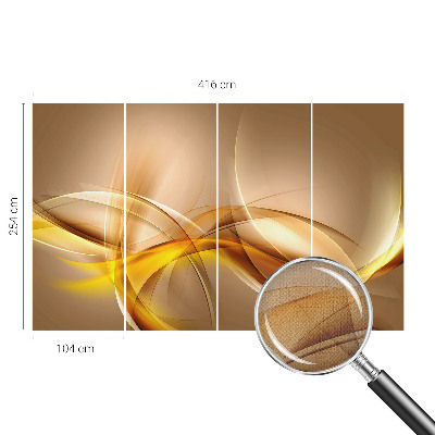 Foto behang voor de kinderkamer Zachte lijnen