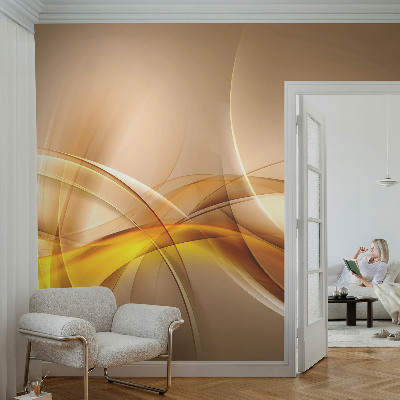 Foto behang voor de kinderkamer Zachte lijnen