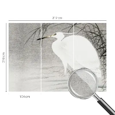 3D fotobehang met een waterlandschap