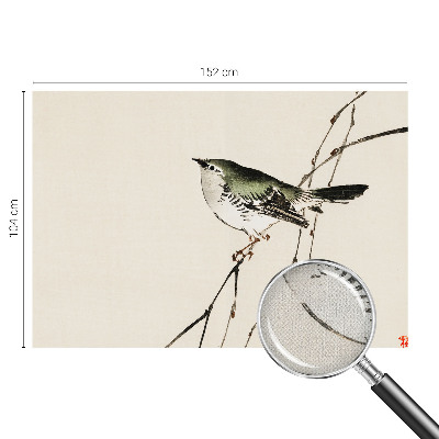 Zelfklevend fotobehang op maat Harmonieuze vogel