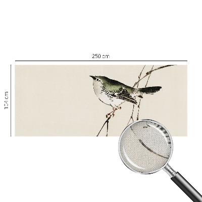 Zelfklevend fotobehang op maat Harmonieuze vogel