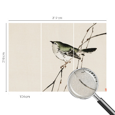 Zelfklevend fotobehang op maat Harmonieuze vogel