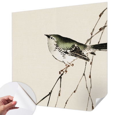 Zelfklevend fotobehang op maat Harmonieuze vogel