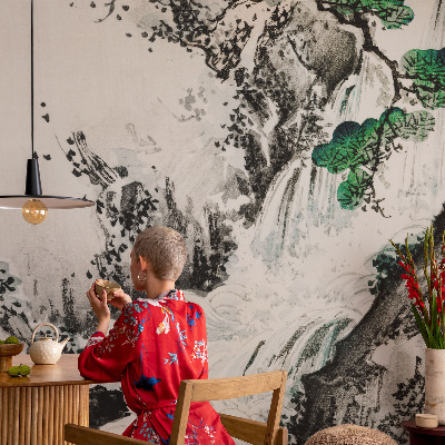 Fotobehang kinderkamer Natuurlijke waterval