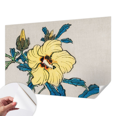 Fotobehang voor kinderkamer Gele bloem